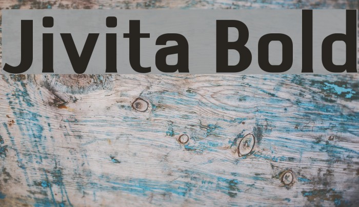 Jivita Bold Font examples