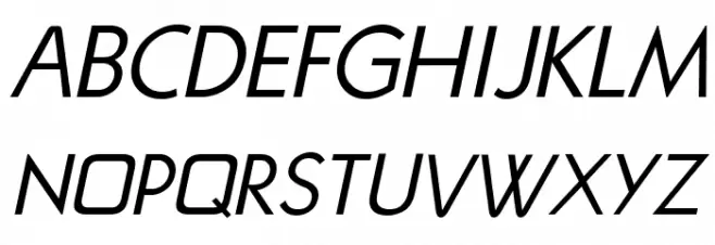 Jivita Italic Fuentes MAYÚSCULAS