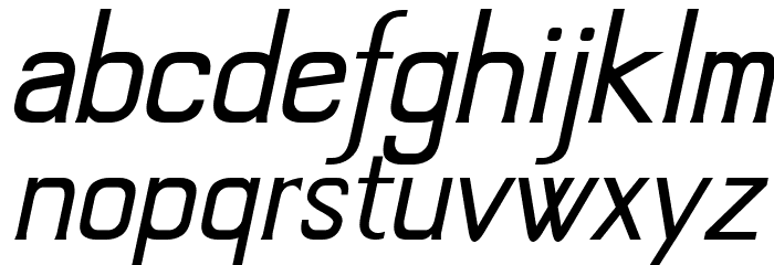 Jivita Italic Font LOWERCASE