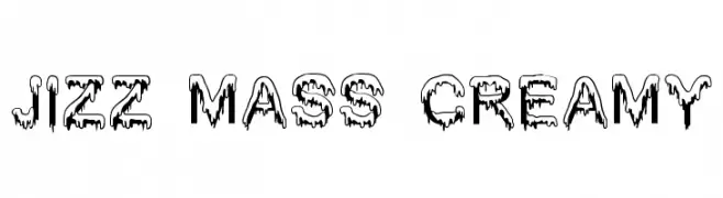 Jizz Mass creamy  Descarca Fonturi Gratis