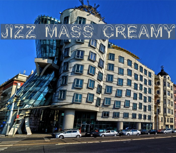 Jizz Mass creamy Font examples
