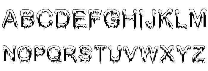 Jizz Mass creamy Font LOWERCASE