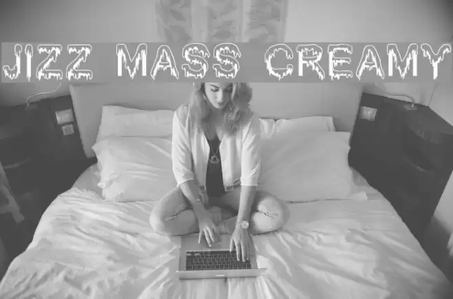 Jizz Mass creamy Font examples
