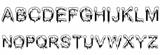 Jizz Mass creamy Font LOWERCASE
