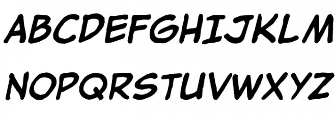 jibbajabba Bold Schriftart Groß