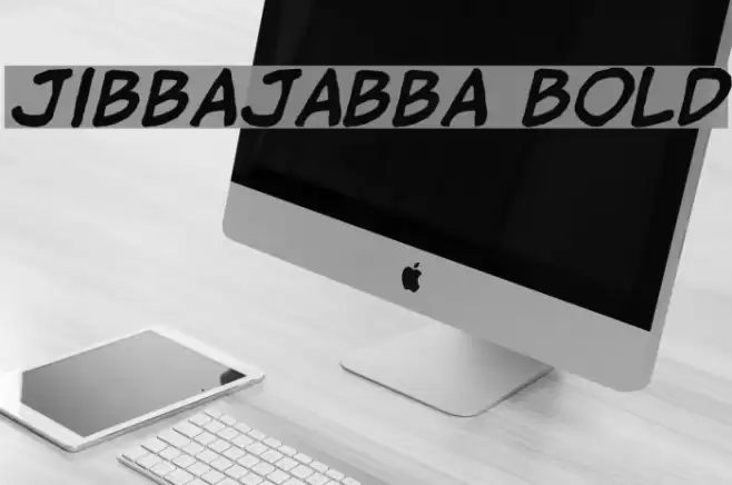 jibbajabba Bold Шрифта examples