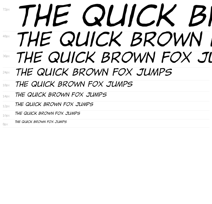 jibbajabba Italic Waterfall