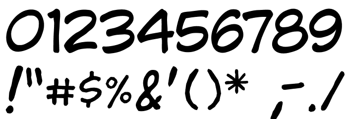 jibbajabba Font OTHER CHARS