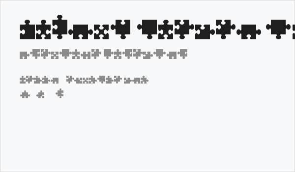 jigsaw pieces tfb Business Card