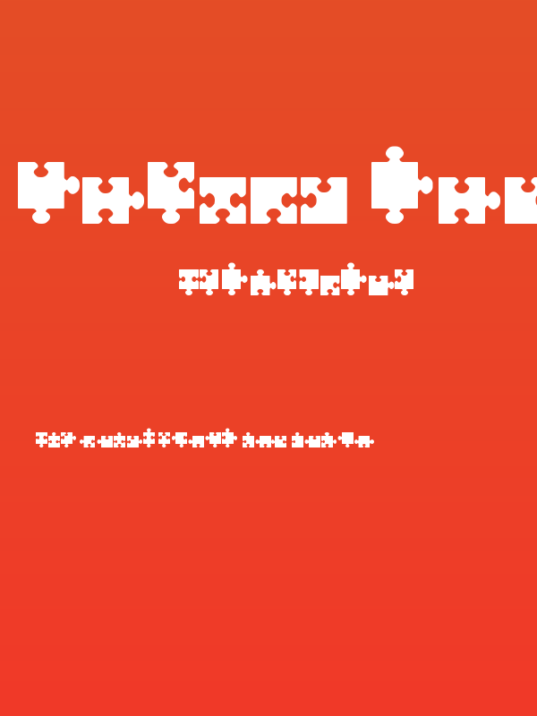 jigsaw pieces tfb Poster