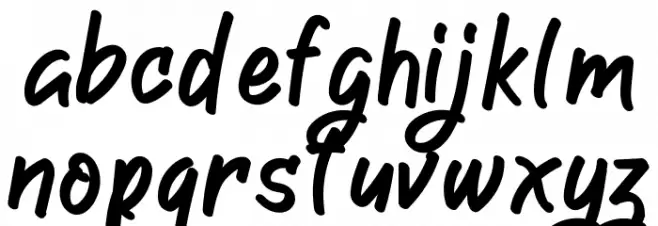 jinttul फ़ॉन्ट लोअरकेस