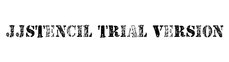JJStencil Trial Version फ़ॉन्ट