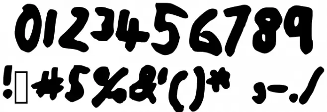 JJWEB Font OTHER CHARS