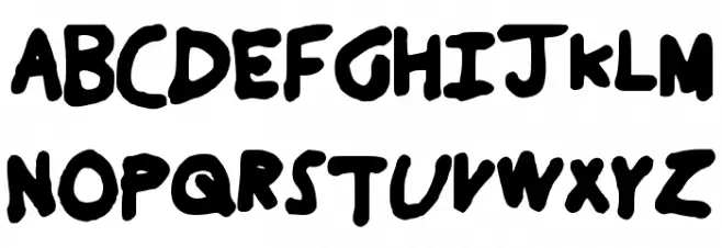 JJWEB Schriftart Groß