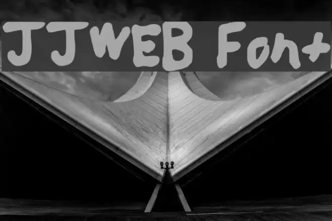 JJWEB Font examples