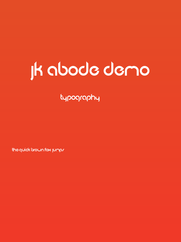 JK Abode Demo Poster