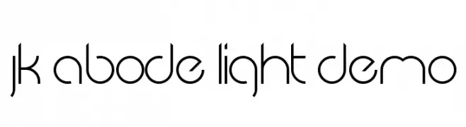 JK Abode Light Demo  font caratteri gratis