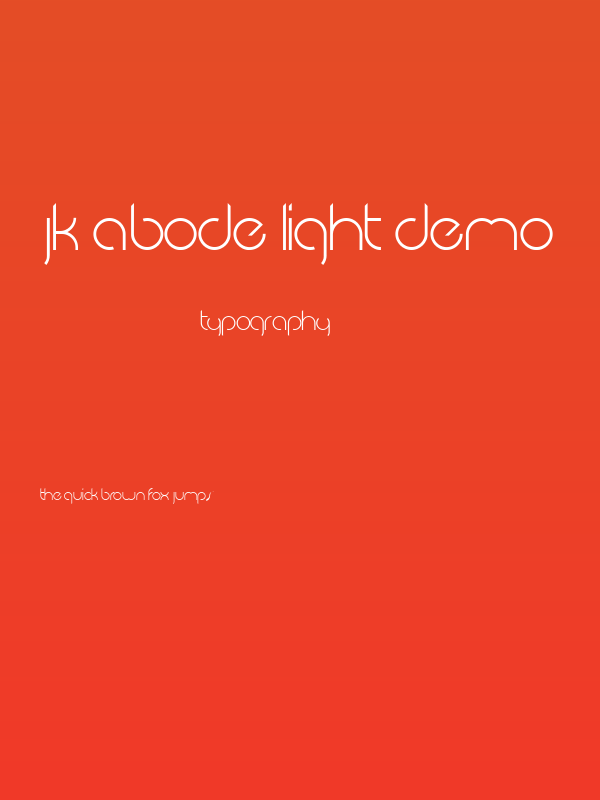 JK Abode Light Demo Poster