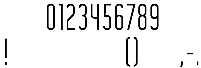 JKPolarDemo Font OTHER CHARS