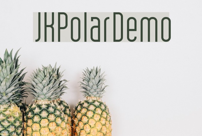 JKPolarDemo Font examples