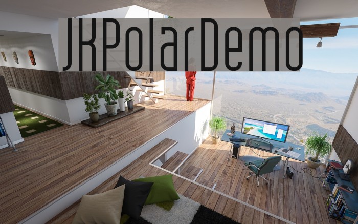 JKPolarDemo Font examples