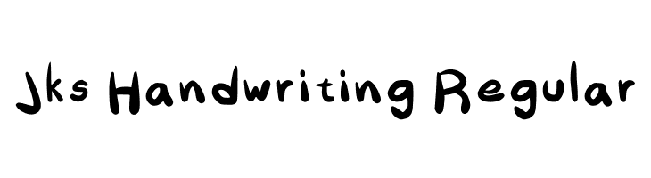 Jks Handwriting Regular  font caratteri gratis