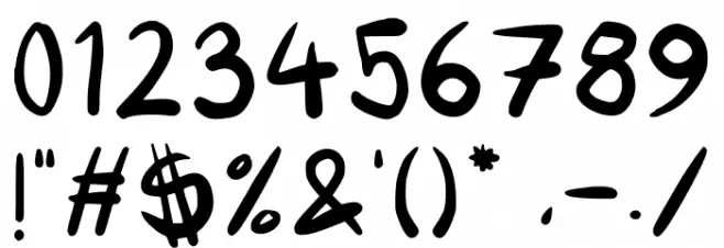 Jks Handwriting Regular خط محارف أخرى