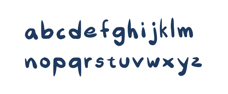 Jks Handwriting Regular Lowercase