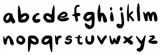 Jks Handwriting Regular خط أحرف صغيرة