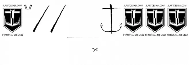 JL357_SET SAIL Font OTHER CHARS