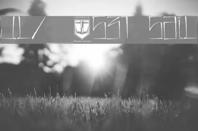 JL357_SET SAIL Font examples