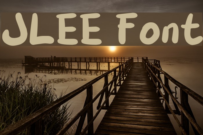 JLEE Font examples