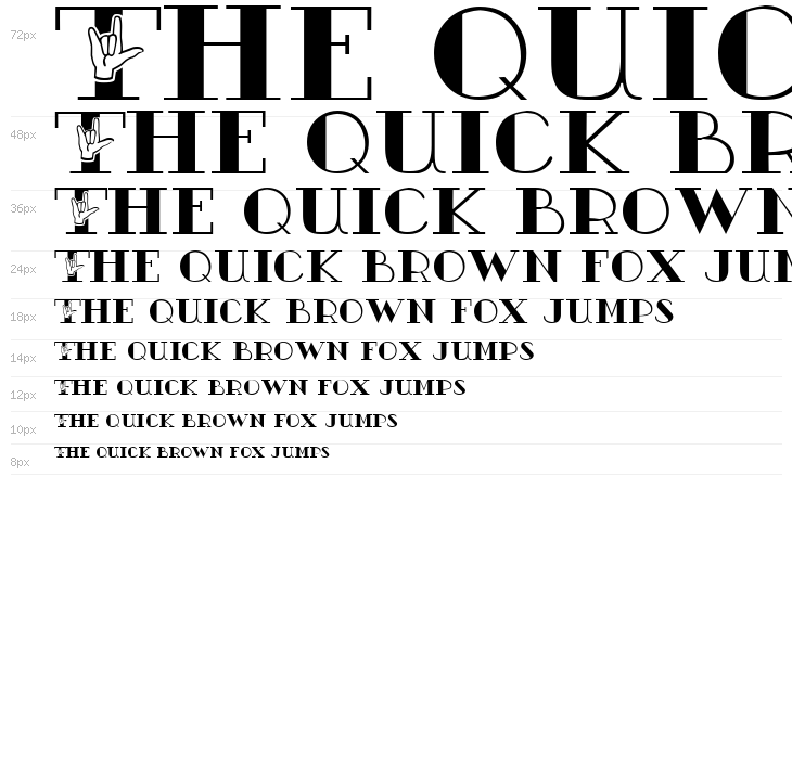 JLR ASL ILY Waterfall