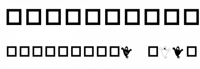 JLR Alphabata BOO! Schriftart Anderer Schreiben