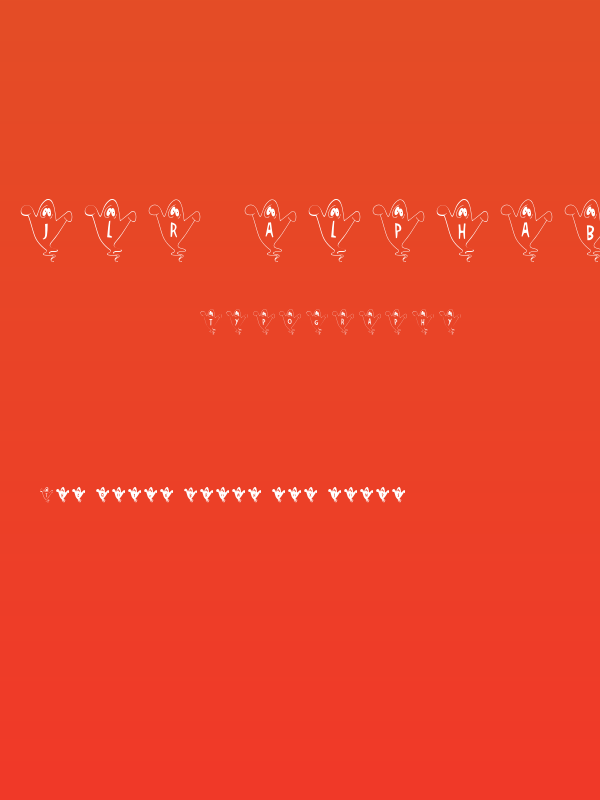 JLR Alphabata BOO! Poster