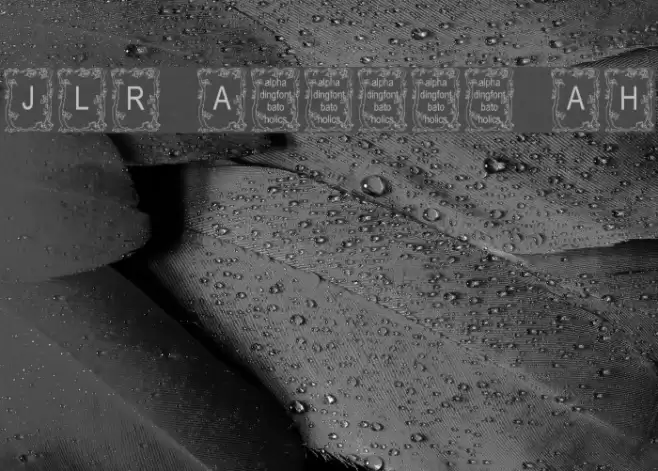 JLR Autumn2000 AH Caratteri examples