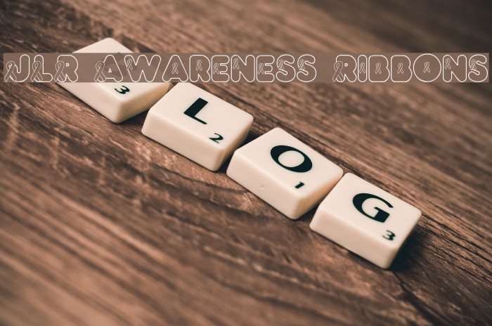 JLR Awareness Ribbons Font examples