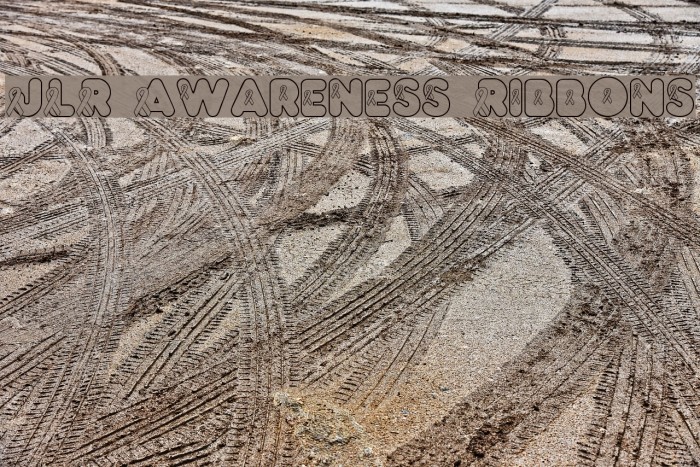 JLR Awareness Ribbons Font examples