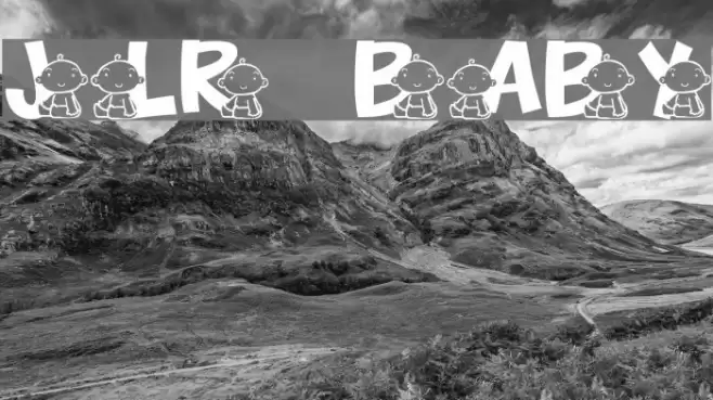 JLR Baby Font examples