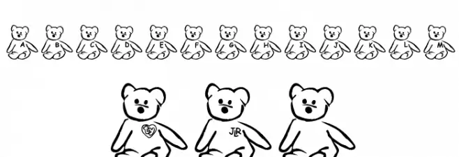 JLR Beanies Font OTHER CHARS