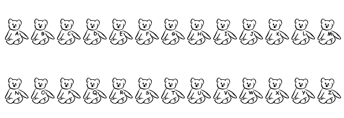 JLR Beanies Font LOWERCASE