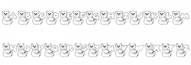 JLR Bearly There Schriftart Groß