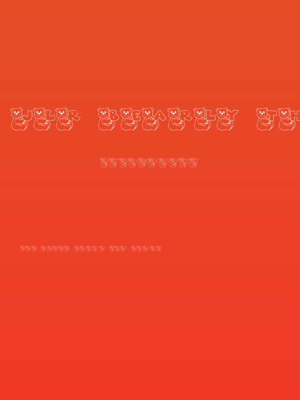 JLR Bearly There Poster