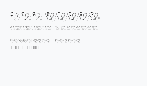 JLR Binky Business Card