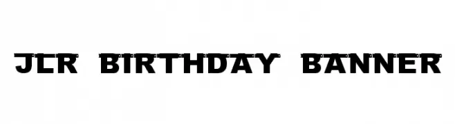 JLR Birthday Banner 