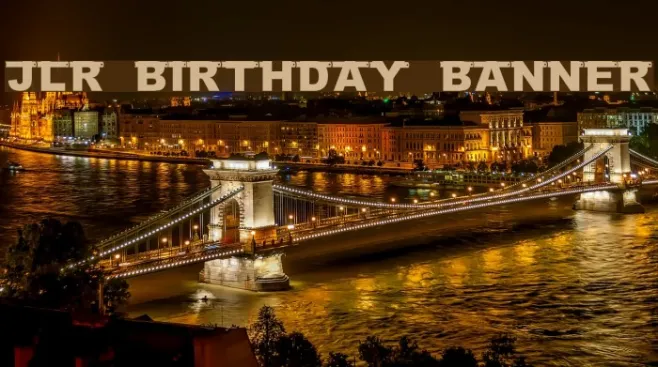 JLR Birthday Banner Example 2