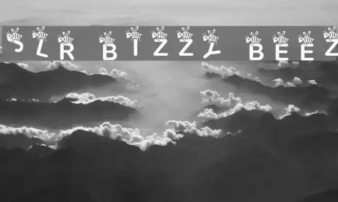 JLR Bizzy Beez Font examples