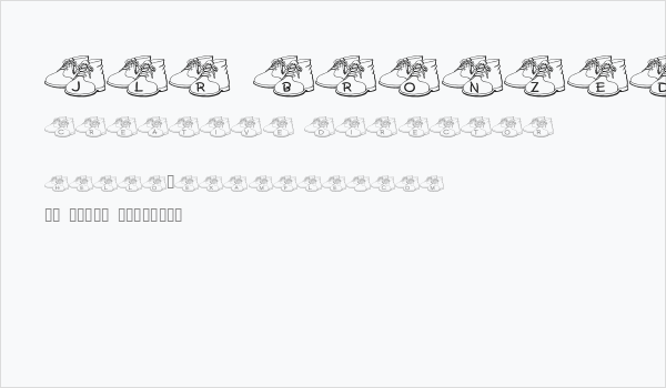 JLR Bronzed Shoes Business Card