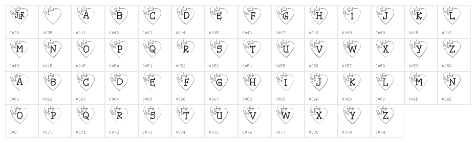 JLR Cat Nap Character Map