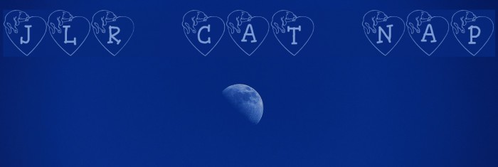 JLR Cat Nap Font examples